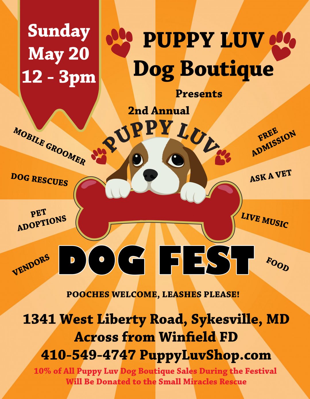 Events Puppy Luv Dog Boutique and Spa